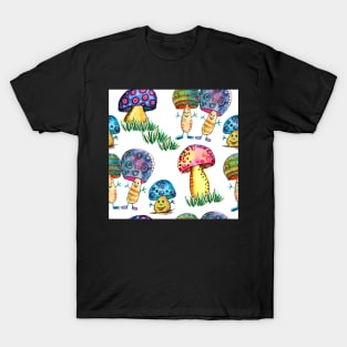 a small mushroom family T-Shirt